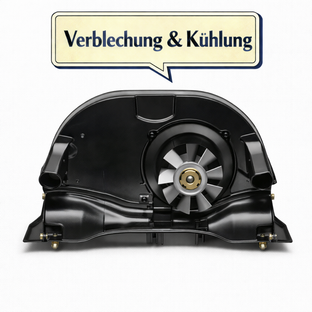 Motorverblechung & Kühlbleche VW Käfer | Typ 1 Motor Teil